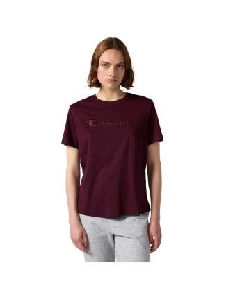 Champion dámske tričko SS Tee burgundy 118382 RS522