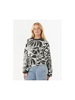 Svetre RIP CURL AOTS-TY WILLIAMS JACQUARD CREW, čierny