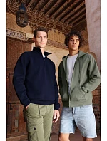 Fruit of the Loom Iconic Premium Zip Neck Sweat – ťažká mikina s 1/4 zipsom 16.2288 athletic heather Fruit of the Loom Iconic Premium Zip Neck Sweat – ťažká mikina s 1/4 zipsom 16.2288 athletic heather