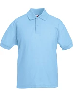 Fruit of the Loom Kids 65/35 Polo Detské piqué polo 16.3417 sky blue