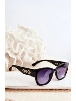 Damskie Okulary Przeciwsłoneczne UV400 Czarne