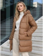 FashionStreet dámska zimná dlhá ťavia bunda TY5167