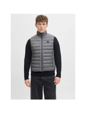Jack&Jones pánska vesta bez rukávov JJEBRADLEY LIGHT BODYWARMER COLLAR NOO 12280973 CASTLEROCK