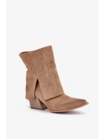 Topánky na podpätku model 203869 Step in style