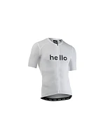 Cyklistické tričko NORTHWAVE Blade Hello Goodbye Jersey S/s, biele Cyklistické tričko NORTHWAVE Blade Hello Goodbye Jersey S/s, biele