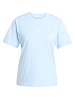 Dámské tričko adidas Essentials Small Logo, svetlo modré, JY4962