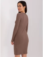 RV SK 9219 šaty.13P hnedá