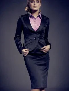 Bunda Monique Mod. Č. 47 čierna - Figl