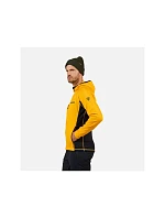 Pánska mikina ROSSIGNOL BLACKSIDE MIX FZH FLEECE, žltá