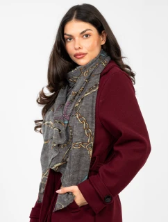 Závoj AT CH F67024.26 tmavosivý