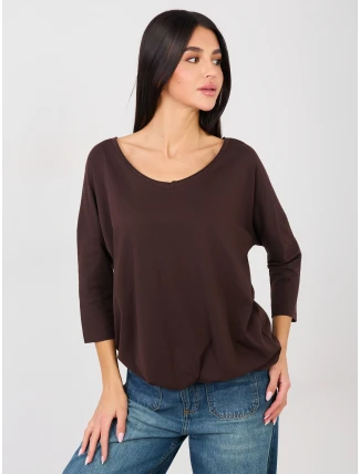 Blúzka RV BZ A1091.16 tmavohnedá