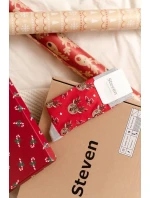 Steven art.136 Vianočné ponožky pre mužov 41-46