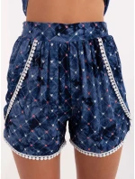 Šortky AT SN 2501A.02 tmavo modrá