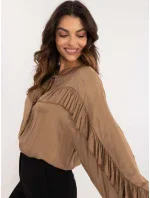 Košeľa TW KS BI 12022.16P camel
