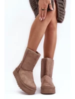 Dámske snehové topánky VL256P Dark beige - Seastar Dámske snehové topánky VL256P Dark beige - Seastar