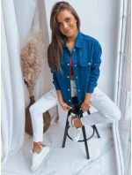 ALEXANDRIA dámska košeľová bunda tmavomodrá FashionStreet TY3604 ALEXANDRIA dámska košeľová bunda tmavomodrá FashionStreet TY3604
