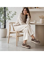 Dámske tenisky na platforme hnedé Big Star UU274040 Dámske tenisky na platforme hnedé Big Star UU274040