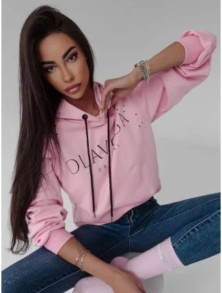 Dámska mikina 277347 powder pink - Ola Voga Dámska mikina 277347 powder pink - Ola Voga