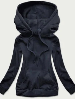 Tmavomodrá dámska tepláková mikina (W02-998)