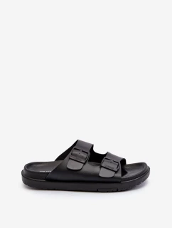 Ľahké pánske sandále s prackami Big Star NN174597 Black