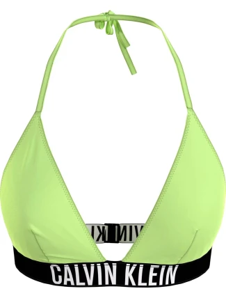 Dámska plavková podprsenka KW0KW02506 MOT Neon Yellow - Calvin Klein Dámska plavková podprsenka KW0KW02506 MOT Neon Yellow - Calvin Klein