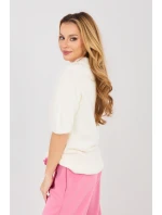 Sveter s krátkym rukávom model 224867 Taliansko Moda