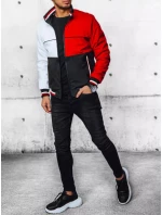 Pánska prechodná bunda čierna FashionStreet TX4354 Pánska prechodná bunda čierna FashionStreet TX4354