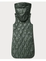 Dámska ľahká vesta so zlatým zipsom Goodlookin khaki (B8586/B8587-11) Dámska ľahká vesta so zlatým zipsom Goodlookin khaki (B8586/B8587-11)
