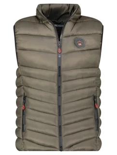 Pánska vesta DB 096 M WY6178H/GN Khaki-Dark Green - Geografické Nórsko