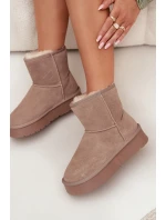 Dámske snežnice W5825 Brown - Sweet Shoes Dámske snežnice W5825 Brown - Sweet Shoes
