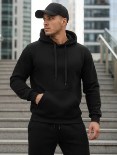 Pánska čierna mikina FashionStreet BX5914