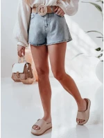 Dámske džínsové šortky HOT LIGHT blue FashionStreet SY0467