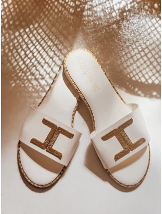 Dámske žabky GOLDISH white FashionStreet ZY0940