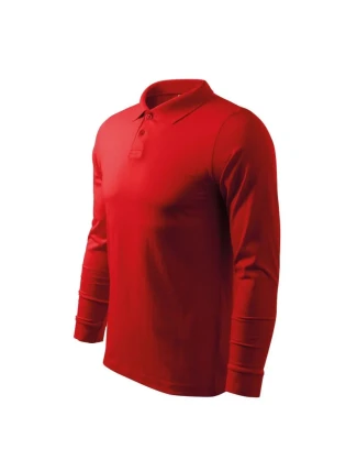 Malfini Single J. LS M MLI-21107 červená polokošeľa Malfini Single J. LS M MLI-21107 červená polokošeľa