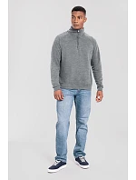 Fruit of the Loom Iconic Premium Zip Neck Sweat – ťažká mikina s 1/4 zipsom 16.2288 athletic heather Fruit of the Loom Iconic Premium Zip Neck Sweat – ťažká mikina s 1/4 zipsom 16.2288 athletic heather