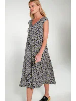 Vamp - Dlhé šaty s potlačou 20504 - Vamp