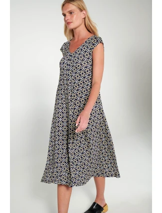 Vamp - Dlhé šaty s potlačou 20504 - Vamp