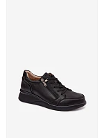 Kožené tenisky Tenisky na platforme Vinceza 79644 Black Kožené tenisky Tenisky na platforme Vinceza 79644 Black