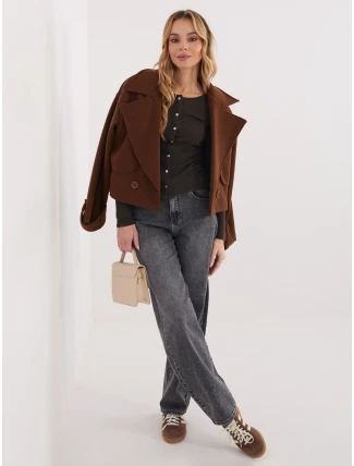 Blúzka WT BZ A1148.82 tmavohnedá
