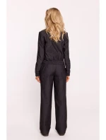 Bunda M800 Press stud bomber - grafitová