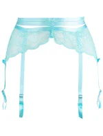 Podväzkový pás V-11022 modrý - Axami