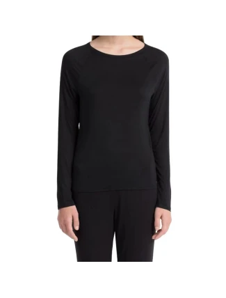 Dámske tričko s dlhým rukávom QS5493E - Calvin Klein