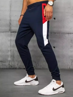 FashionStreet pánske tmavomodré tepláky UX3203