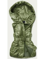 Zelená dámska oversize vesta (KA-016)