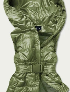 Zelená dámska oversize vesta (KA-016)