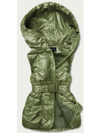 Zelená dámska oversize vesta (KA-016)