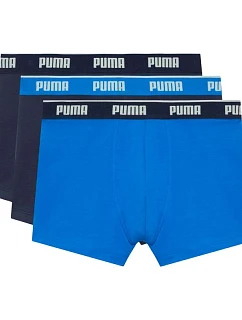 Pánske boxerky Puma, balenie po 3 kusoch, tmavomodré, modré 947130 06