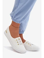 Dámské tenisky bílo-zlaté Lee Cooper LCW-26-02-4043