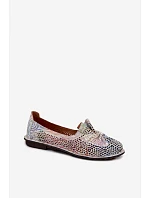 Kožené balerínky Amethyst s mašľou Artiker 58C3481 Multicolor