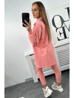 3-dielny set blúzka, top a legíny marhuľová 3-dielny set blúzka, top a legíny marhuľová